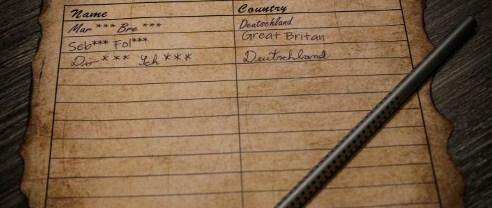 Registration list